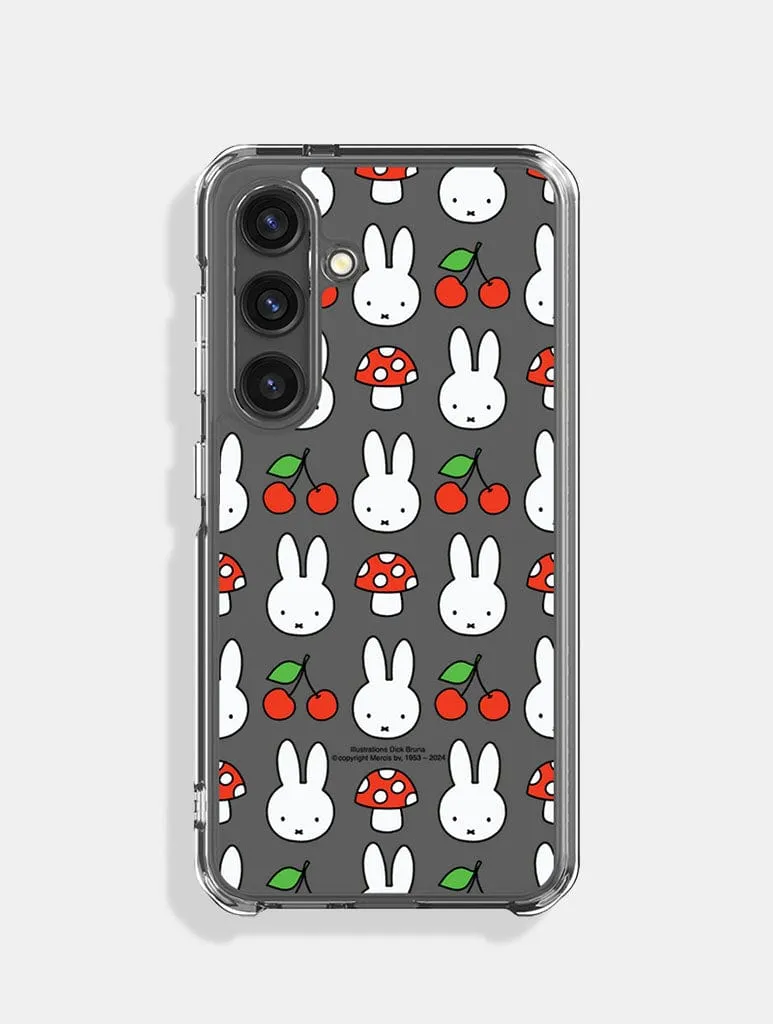Miffy Cherry and Mushroom Android Case Comfort Finish Layer