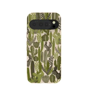 Seashell Succulent Cacti Google Pixel 10/10 Pro Case Trendy Texture Finish