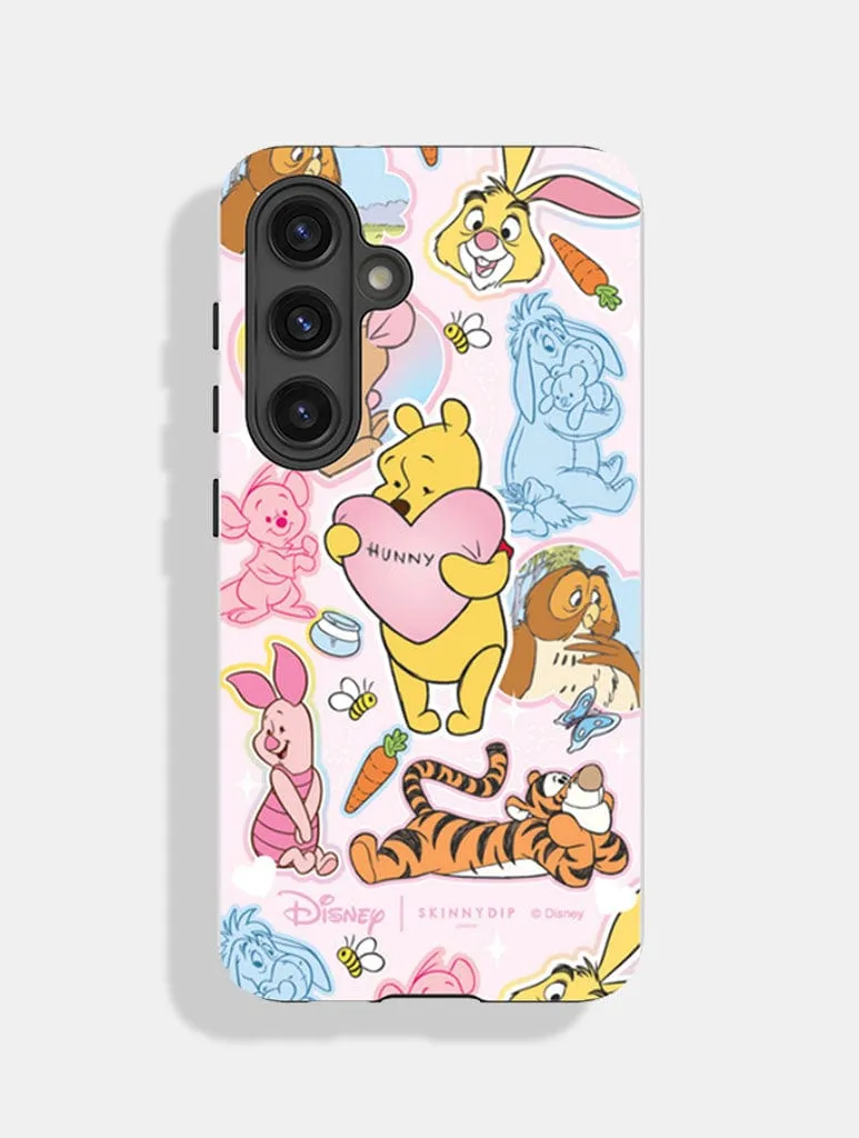 Disney x Skinnydip Winnie the Pooh Cute Sticker Ultra Protective Android Case Slim Texture