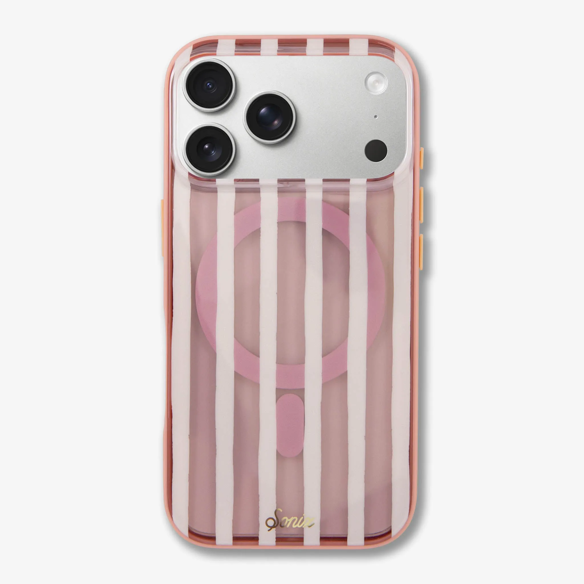 Soft Interior Abstract Stripe Nude MagSafe? Compatible iPhone Case