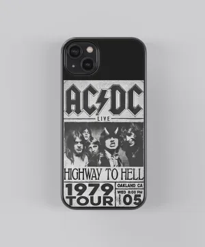 AC DC Spotify Glass Phone Case Cover Durable Look