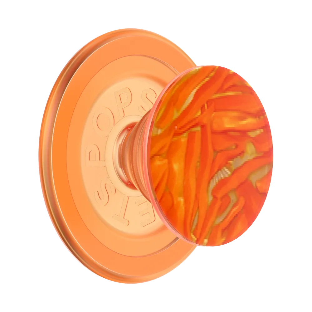 Clip Max Pro Grip Comfort Grip Acetate Red Rock PopGrip for MagSafe