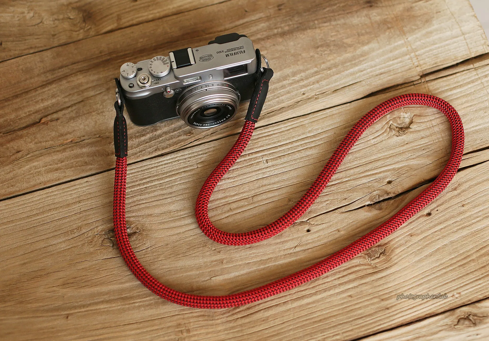 Huawei Camera strap handmade mystery red climbing rope B leather | windmup.com