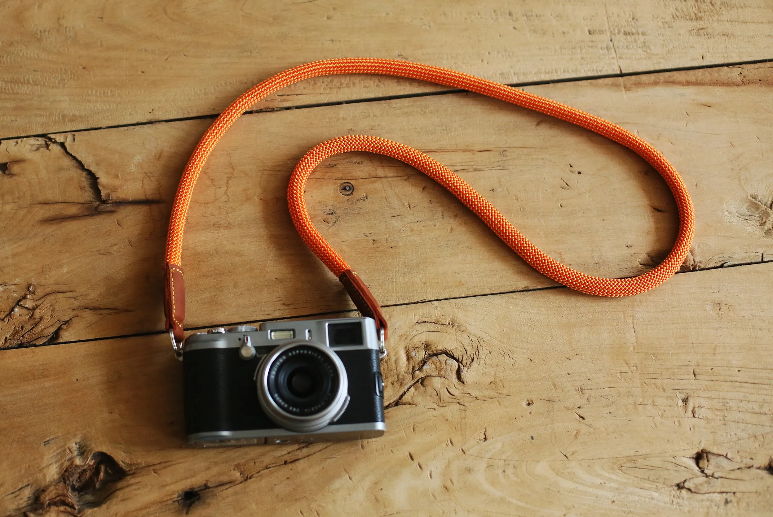 Portable Lanyard iPhone Handmade Camera Strap Orange Climbing Rope|Windmup.com