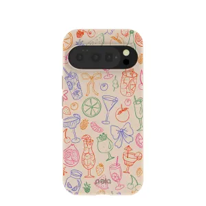 Seashell Happy Hour Google Pixel 10/10 Pro Case Protective Detail Matte Coating