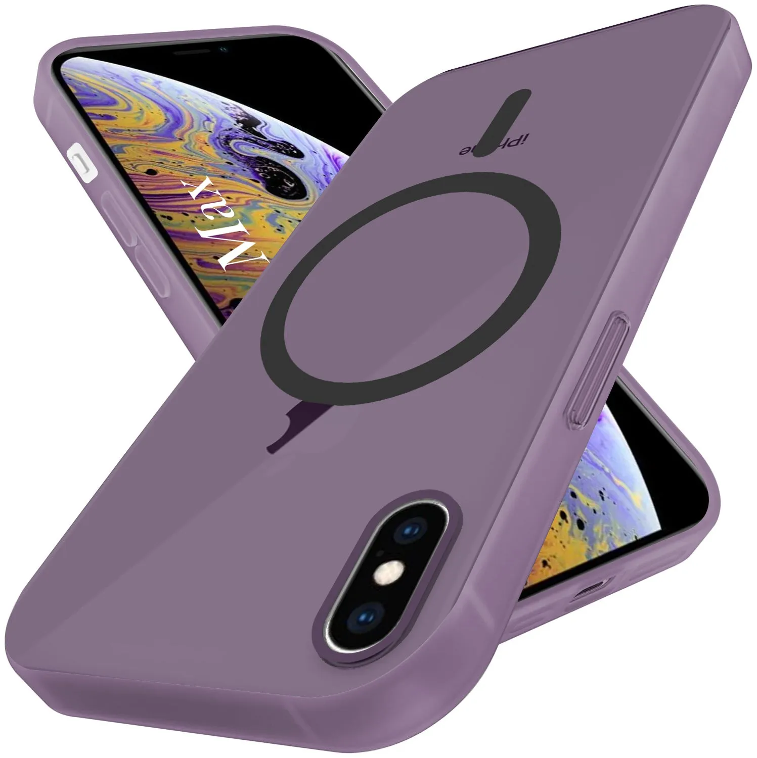 Stylish Cover Slim Comfort For Apple iPhone Xs Max Back Cover Case (Frosted Matte Feel | MagSafe Compatible Wireless Charging | Polycarbonate Material)