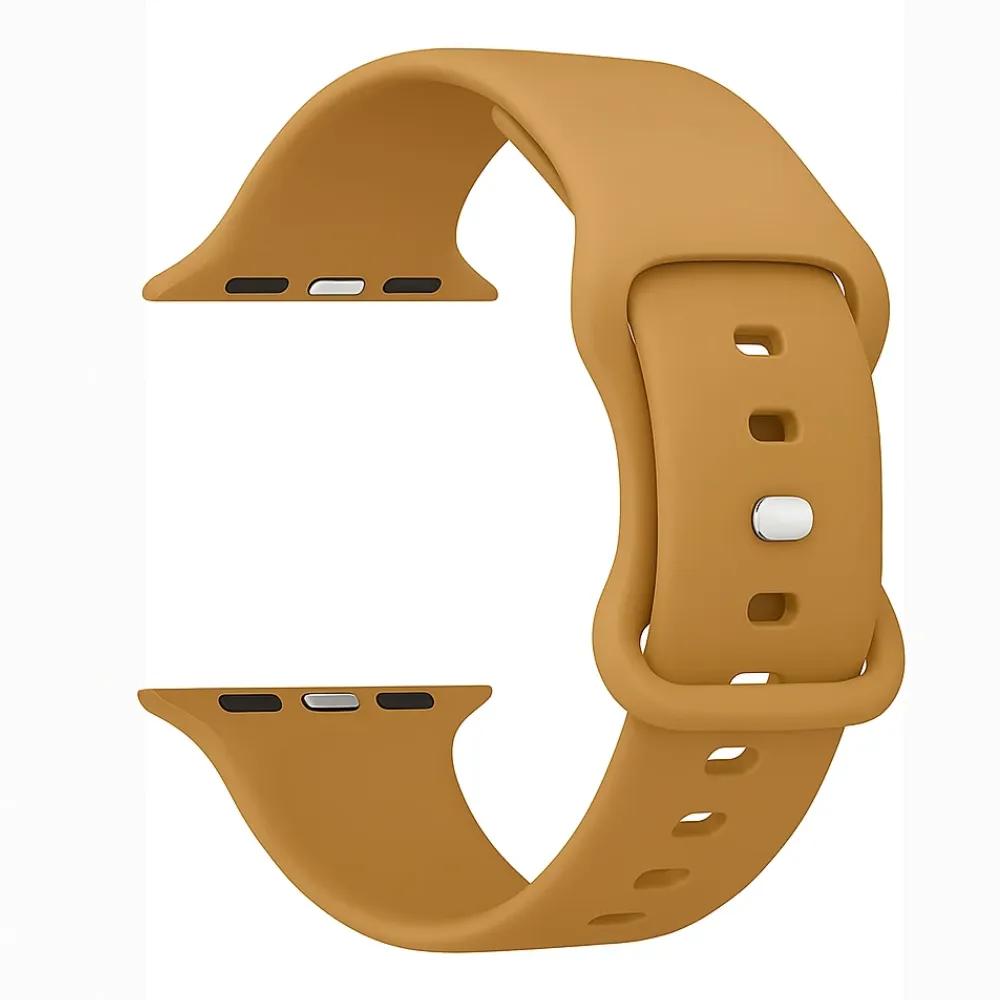 Apple Watch Silicone Strap Classic (Walnut) Breathable wear Soft Fit
