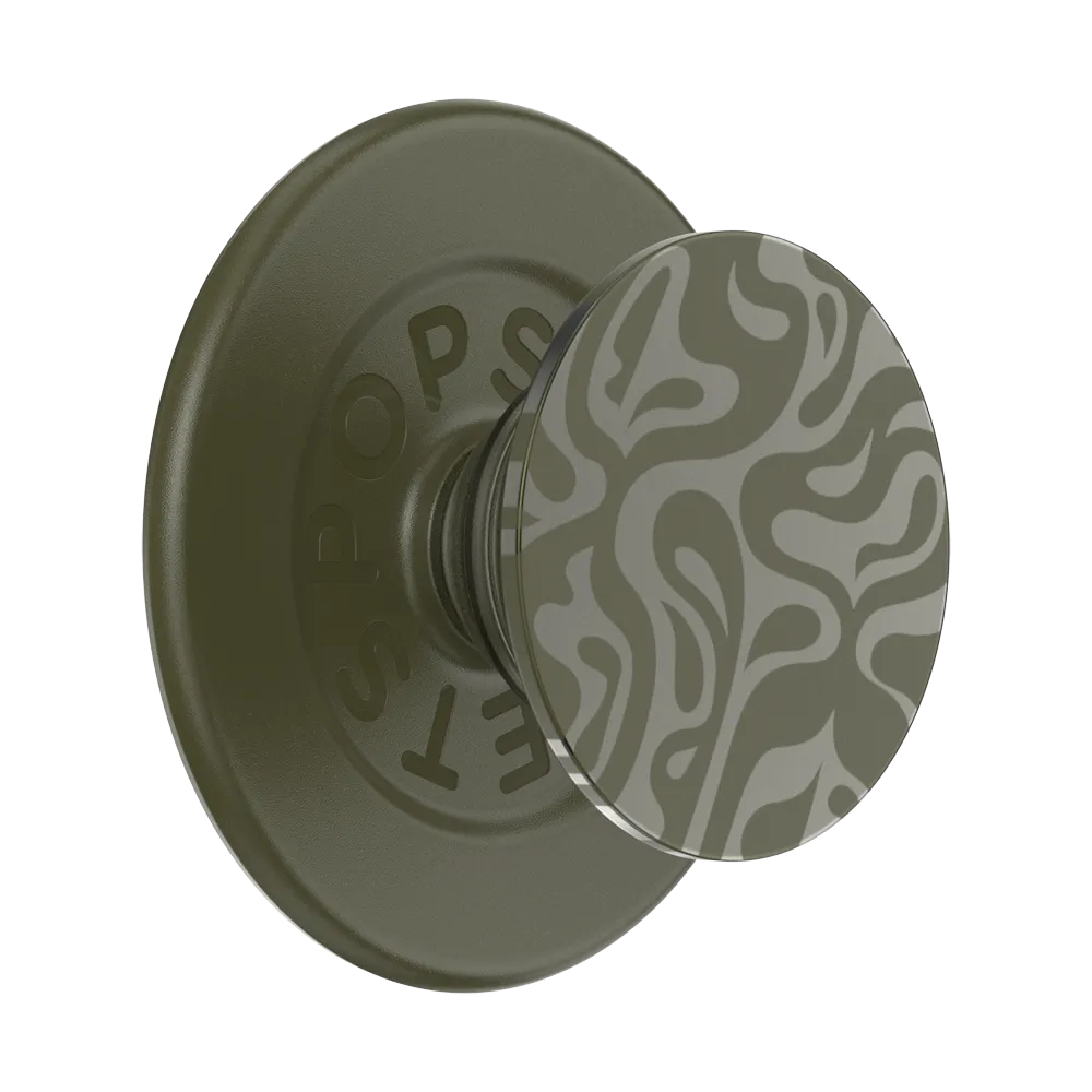 Aluminum Swirl Fatigue PopGrip for MagSafe Magic Max Grip