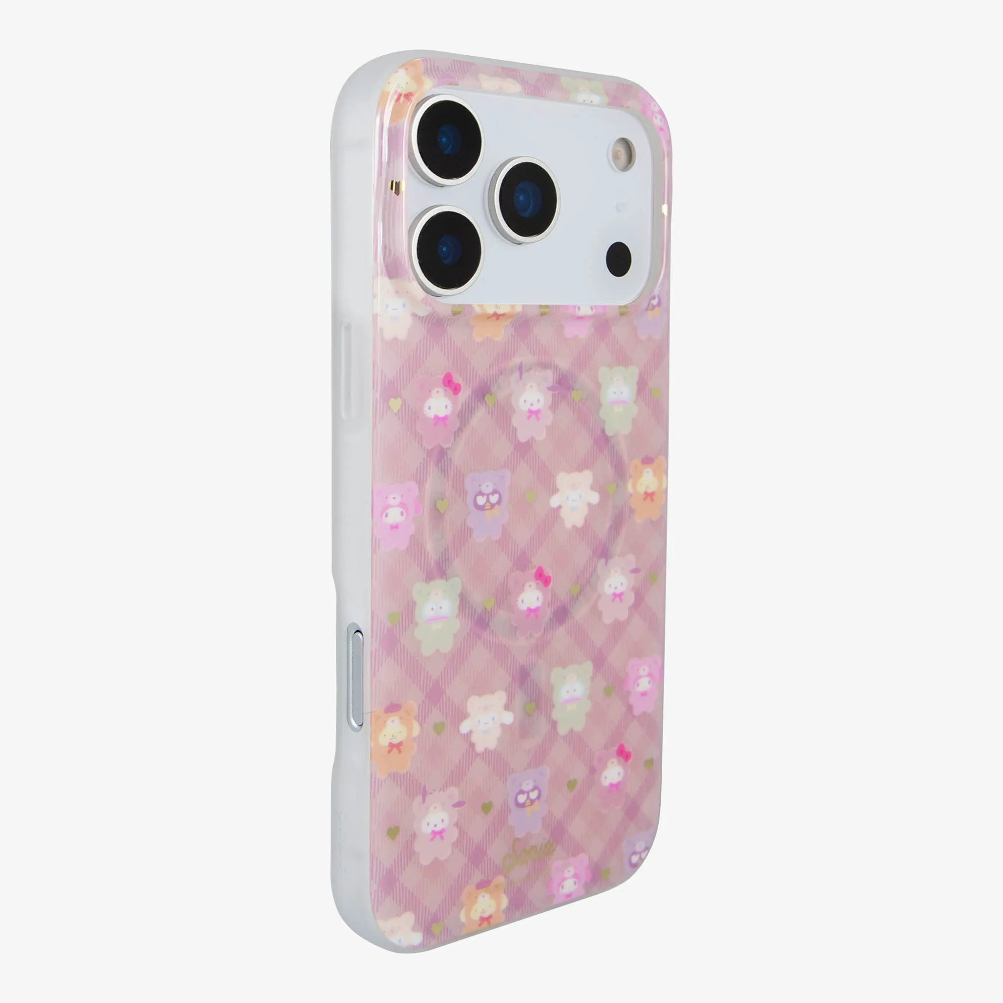 Protective Edge Layer Hello Kitty? & Friends Latte Bears MagSafe? Compatible iPhone Case