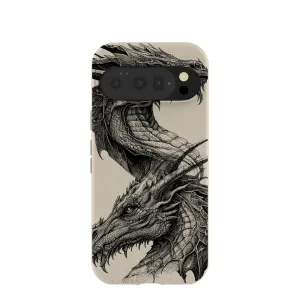 London Fog Twin Dragons Google Pixel 10/10 Pro Case Fashion Accessory