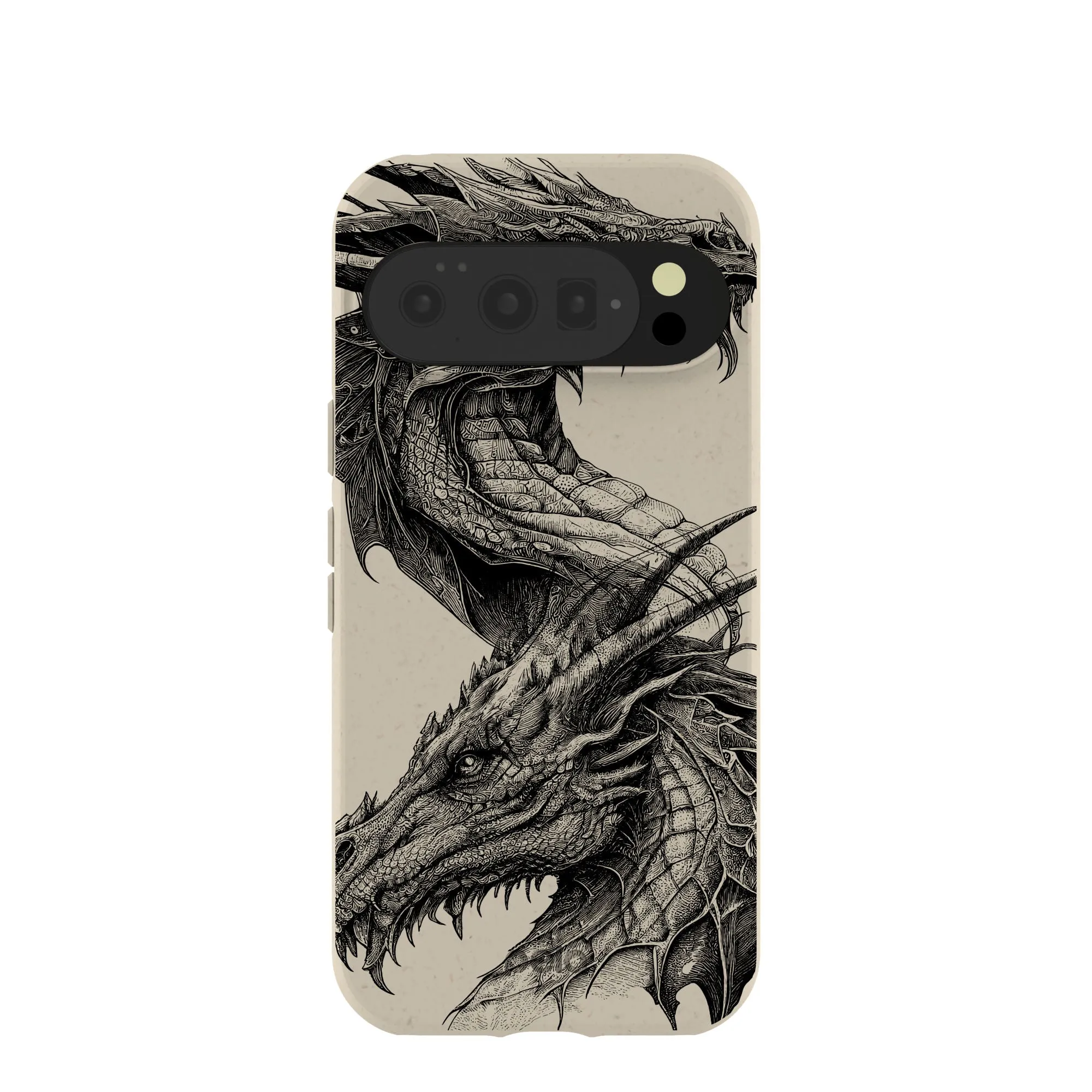 London Fog Twin Dragons Google Pixel 10/10 Pro Case Fashion Accessory