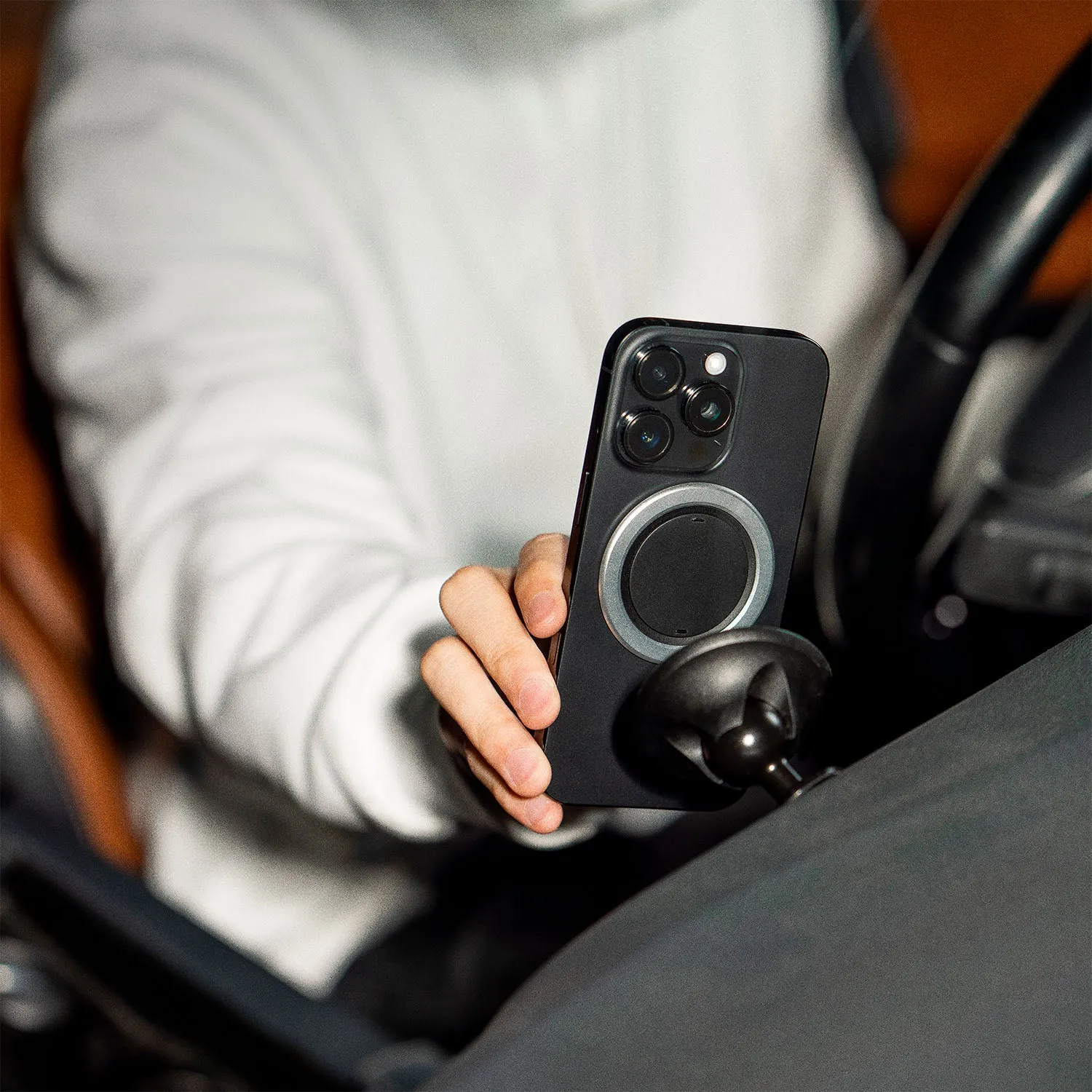 Secure Desk Stand Compact Travel Phone Dock Car Kit