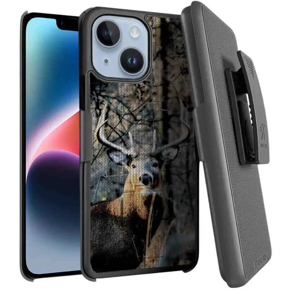 Apple iPhone 14 Belt Clip Holster Phone Case Polished Look