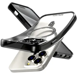 Luxury Texture Design Protective Look Apple iPhone 14 Pro Max Clear Case with Magsafe