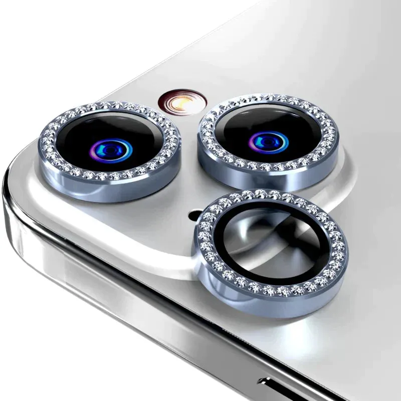 Apple iPhone 15 (2023) Camera Lens Protector Bling Diamond Lens Urban Texture