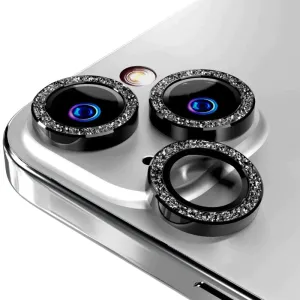 Modern feature Apple iPhone 15 Plus (2023) Camera Lens Protector Glitter Powder Lens