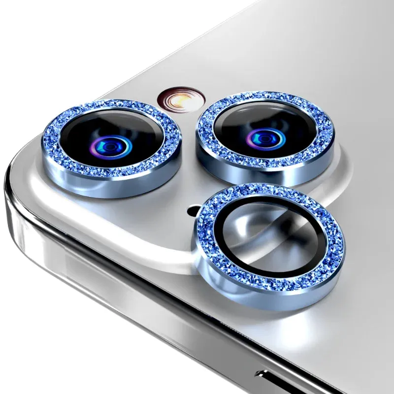 Apple iPhone 15 Plus (2023) Camera Lens Protector Glitter Powder Lens Handcrafted Design