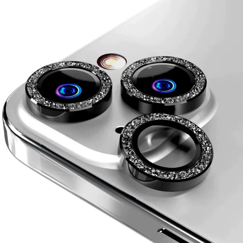 Modern feature Apple iPhone 15 Plus (2023) Camera Lens Protector Glitter Powder Lens