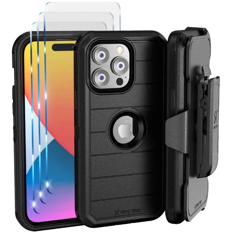 Elegant Detail Apple iPhone 15 Pro Defender Case