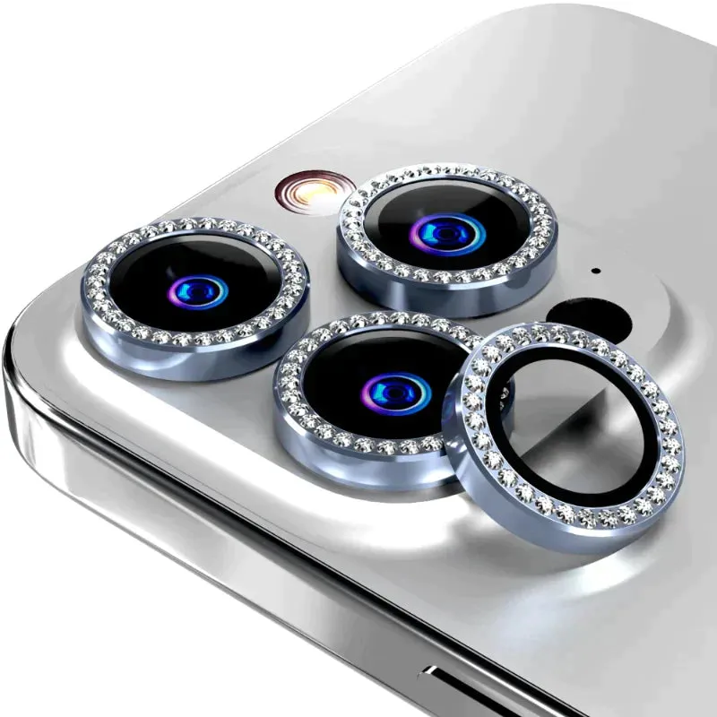Premium Surface Smooth Craft Apple iPhone 15 Pro Max (2023) Camera Lens Protector Bling Diamond Lens