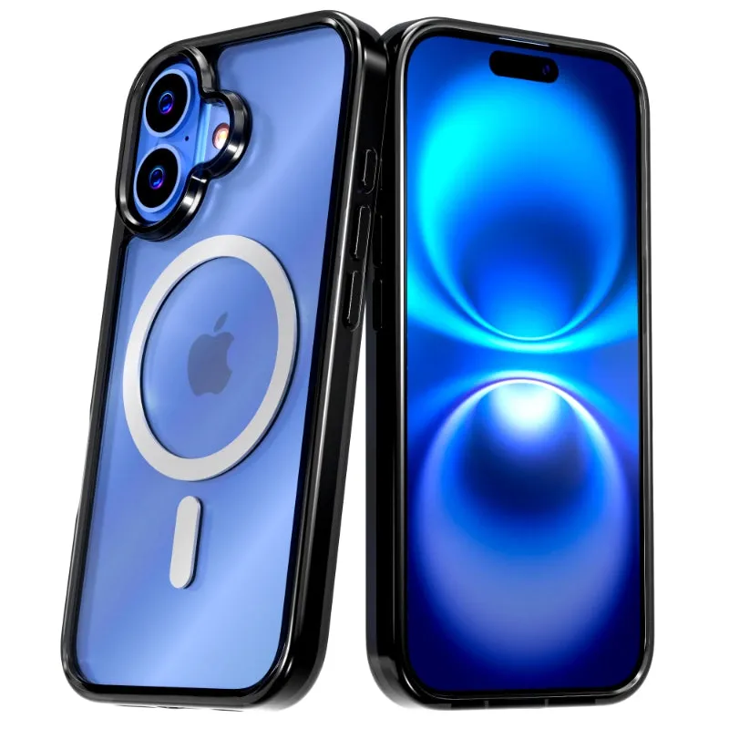 Apple iPhone 16 Hybrid Shockproof Clear Slim Acrylic Case with MagSafe Durable Build Quality