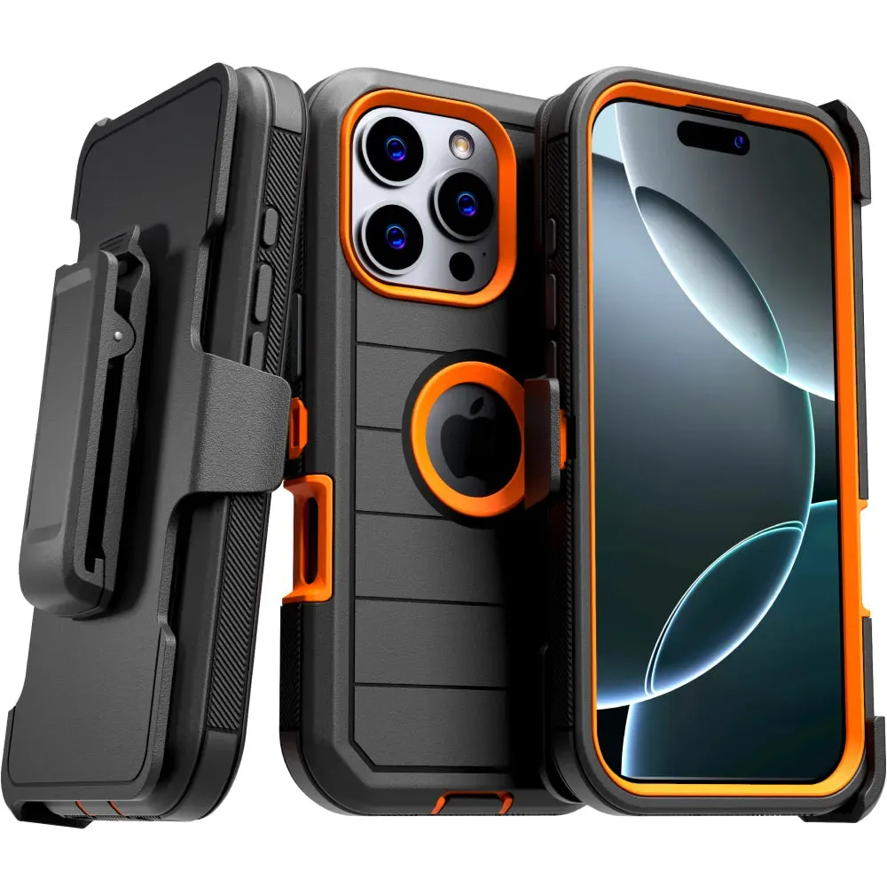 Apple iPhone 16 Pro Defender Case Sleek Edge