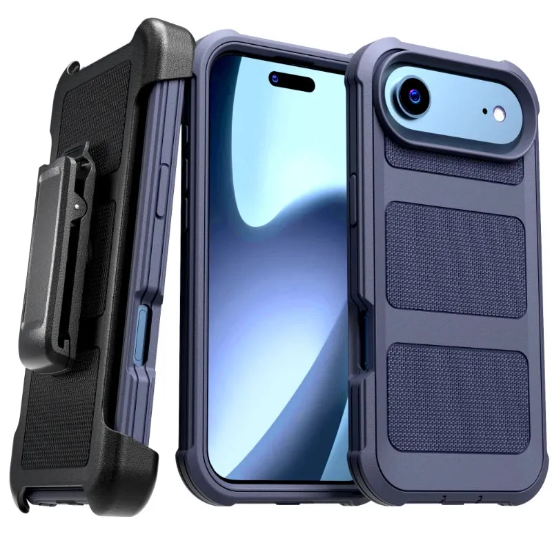 Apple iPhone 17 Air Defender Rugged Case Luxury Pattern