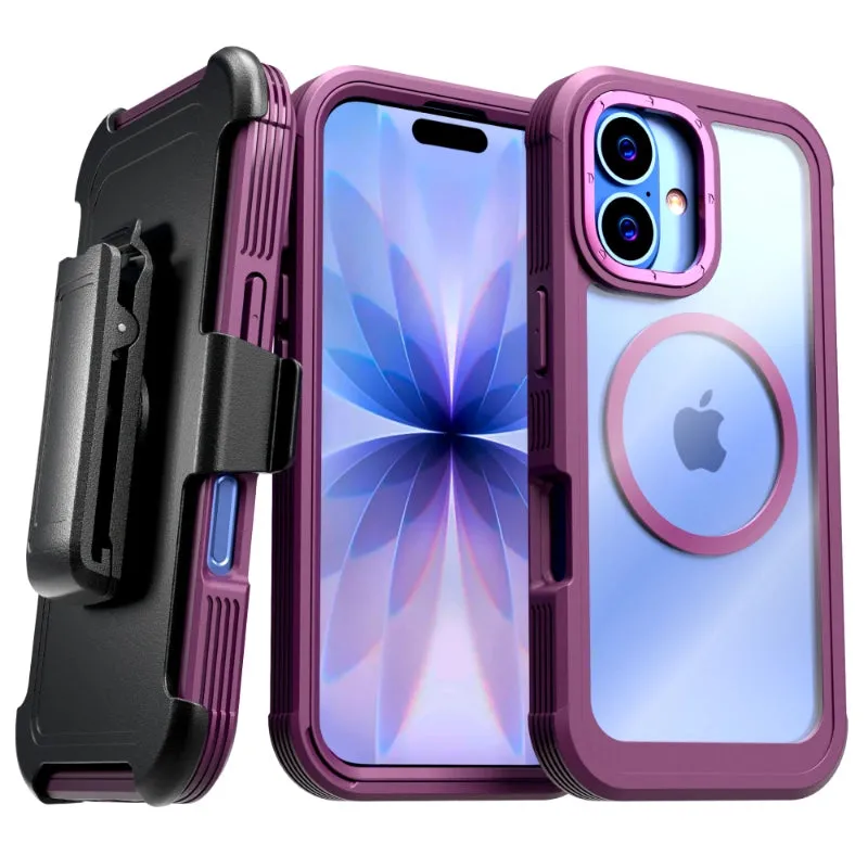 Apple iPhone 17 Defender Crystal Case With invisible Magsafe Urban Design