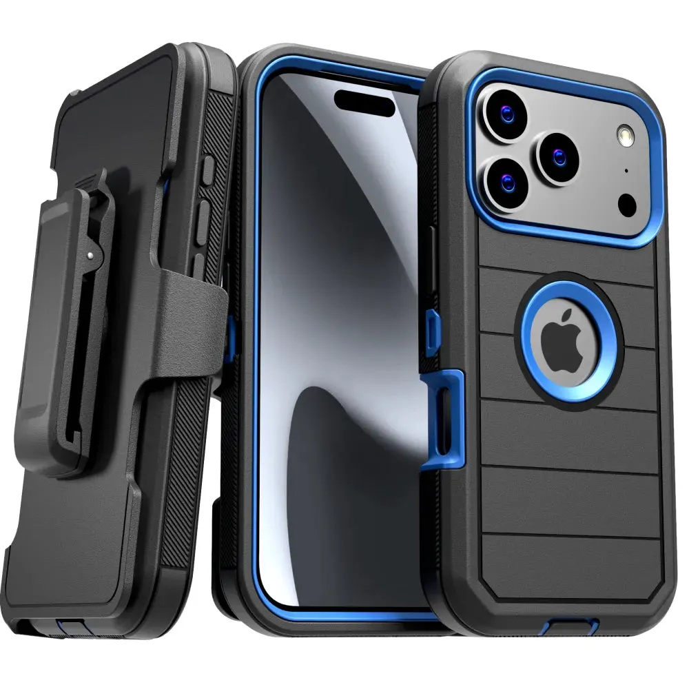 metal frame Travel Ready Apple iPhone 17 Pro Defender Case