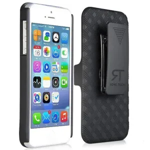 Matte Pattern Smooth Feel Apple iPhone 5/5s/SE Belt Clip Holster Phone Case