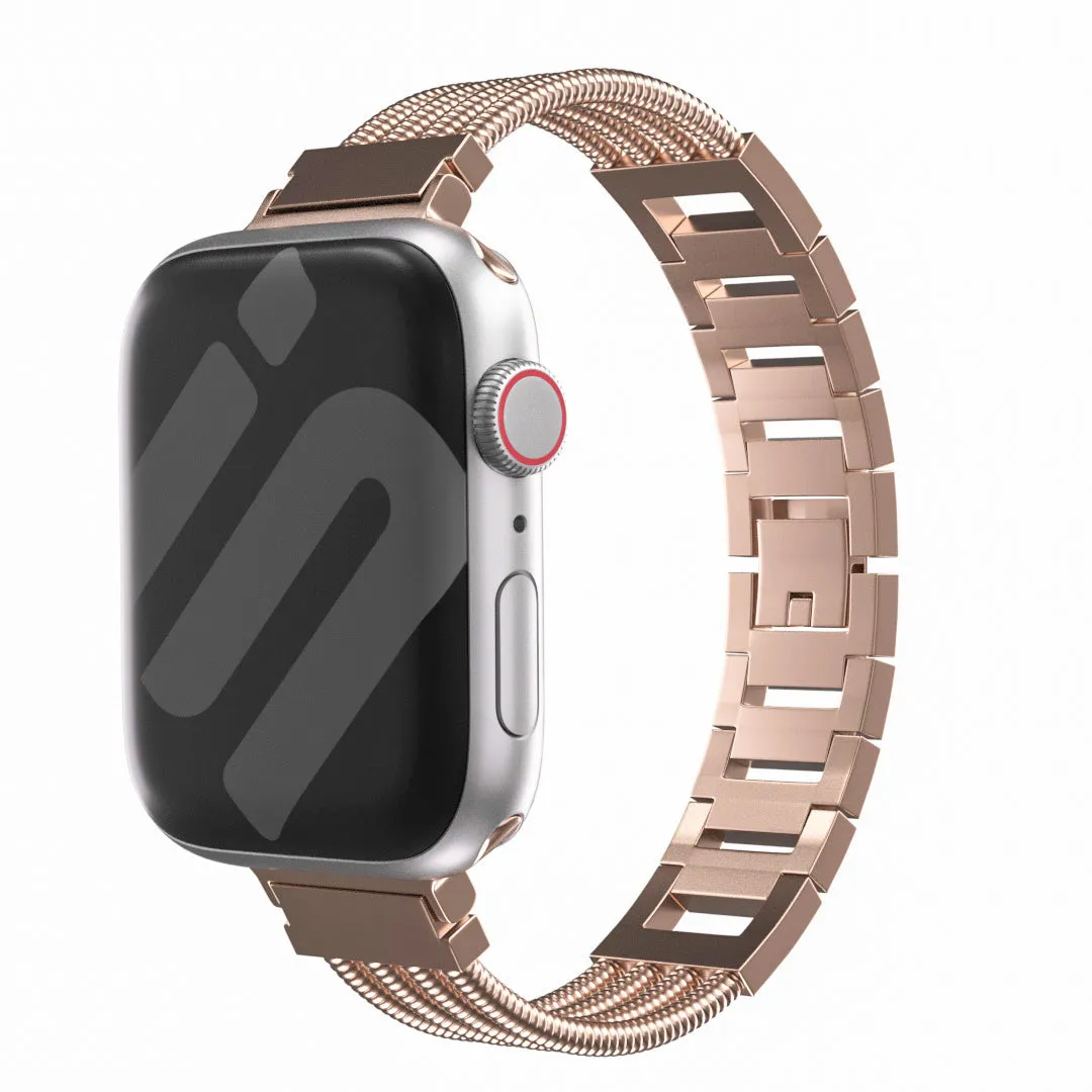 Apple Watch 'Bracelet' Strap (Rosegold) Formal Outfit Daily practicality