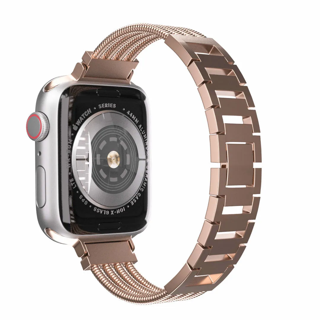 Apple Watch 'Bracelet' Strap (Rosegold) Office Style