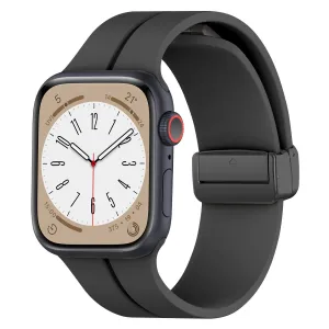 Apple Watch Magnetic D-Buckle Strap (Black) Stylish Functional Wear