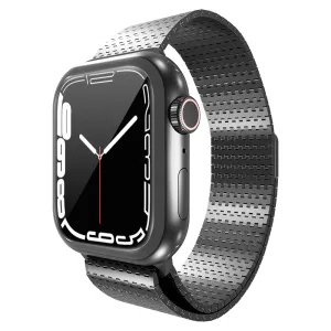 Apple Watch Metal Mesh Strap (Black) Tough Texture