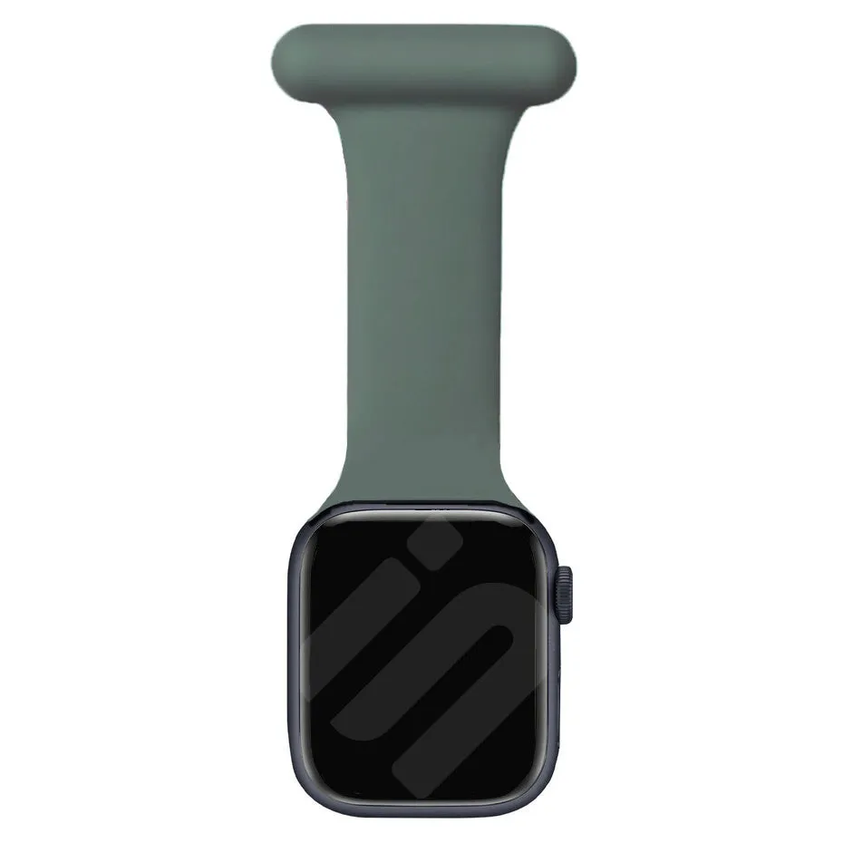 Light Smooth Finish Apple Watch Nurse Fob (Green)