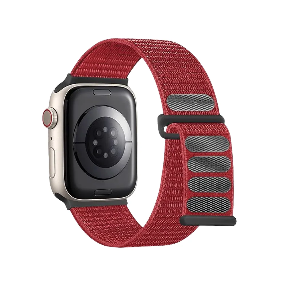 Trendy Motion Accessory Apple Watch Nylon Loop Strap (Red)