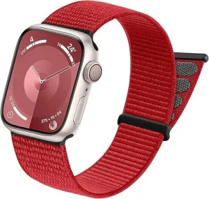 Apple Watch Nylon Loop Strap (Red) Rugged Style