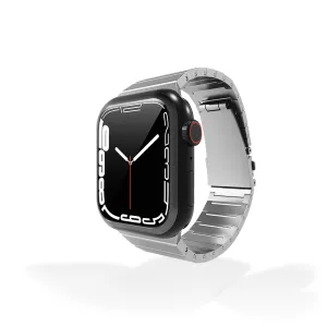 Apple Watch Premium Titanium Strap (Silver) Soft Smooth Touch