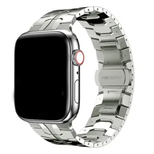 Apple Watch Steel Iron Strap (Titanium) Flexible Soft Finish Modern Utility Look