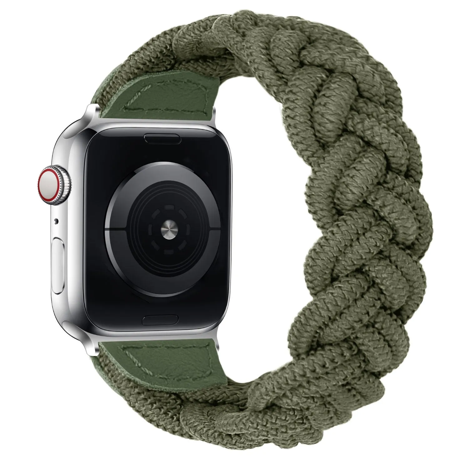 Apple Watch Twisted Nylon Strap (Army Green) Versatile Band Fashion Forward