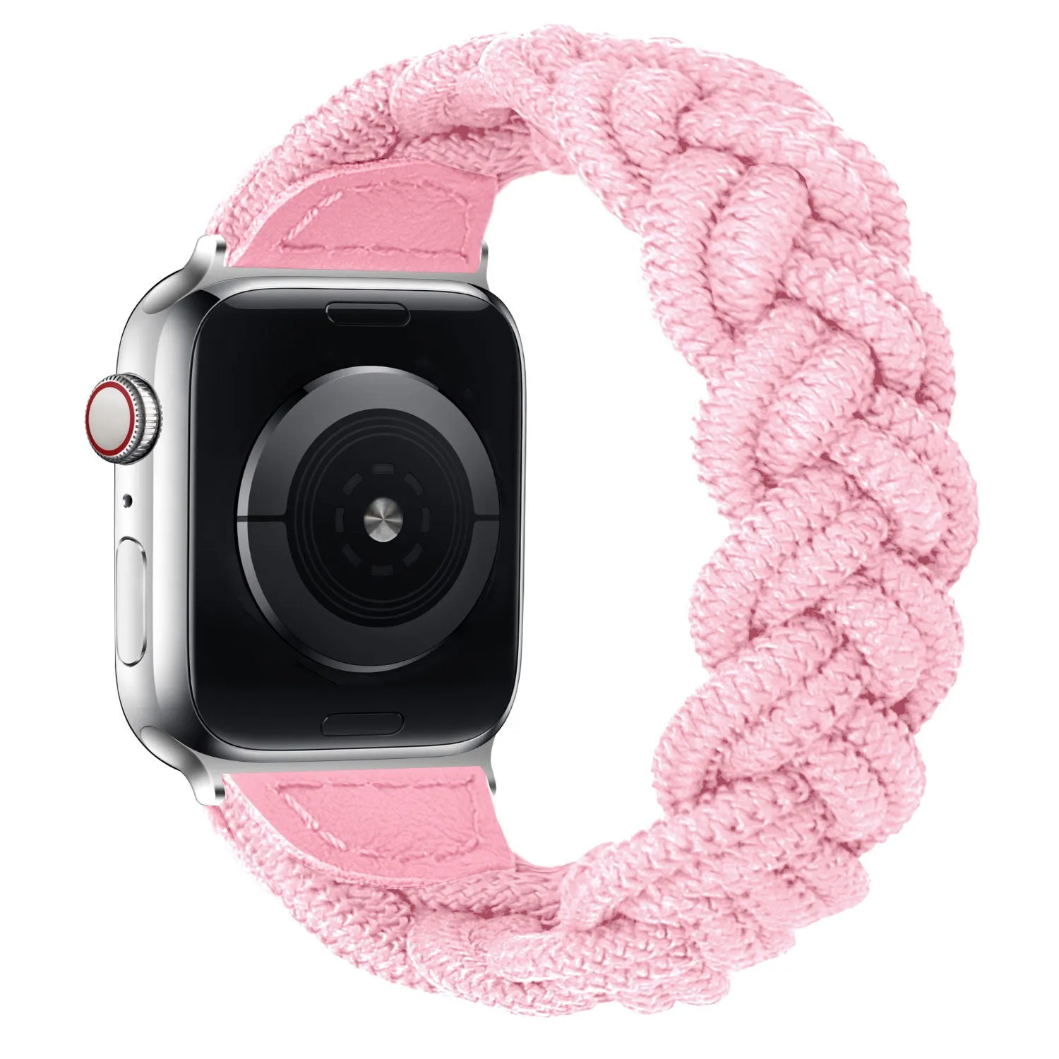 Apple Watch Twisted Nylon Strap (Pink) All Purpose Comfort Universal Accessory Fit