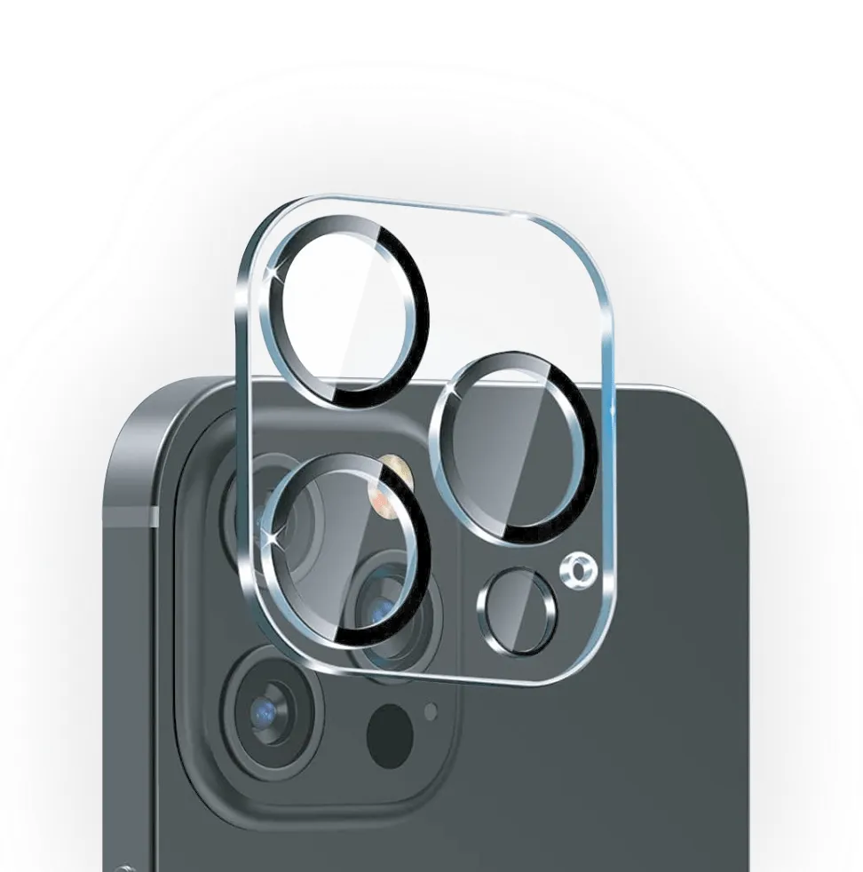 Screen Guard Ultra Max Edge Protection Guard Armor Garde Glass Camera Lens Protection for iPhone