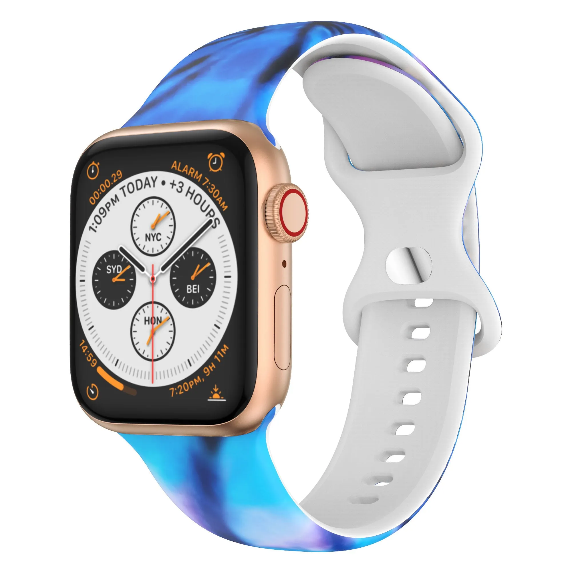 Stylish Flexibility Classic Sport Design Aurora Apple Watch Strap