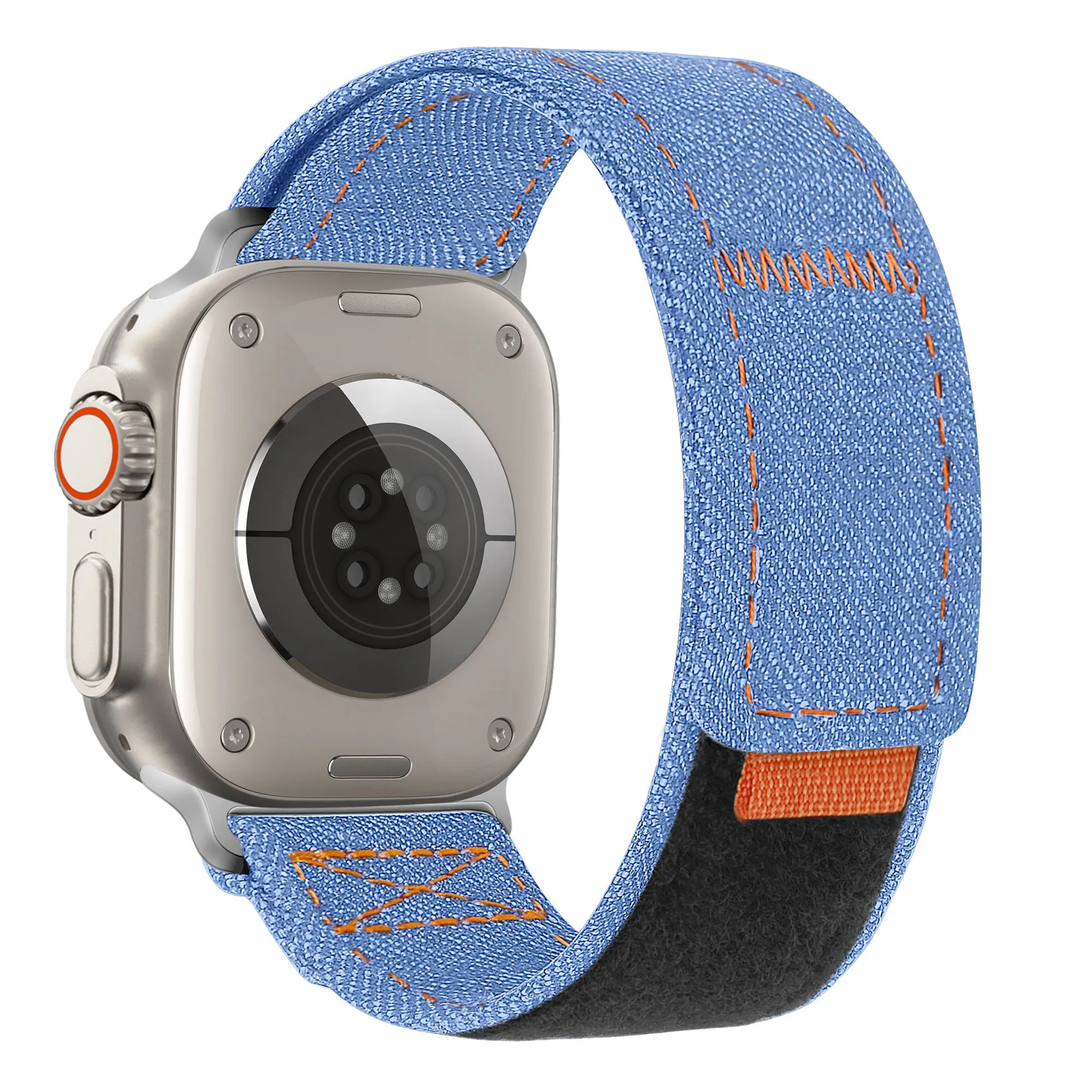 Light Touch elegant design Bandz Apple Watch Denim Strap (Light Blue)