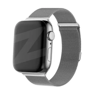 Elegant Style Bandz Apple Watch Milanese Loop Strap (Silver)