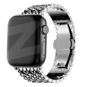 Professional Wear Bandz Apple Watch Steel Strap 'Dragon' (Silver)