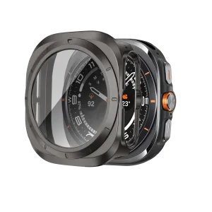 Cycling gear Bandz Samsung Galaxy Watch Ultra PC Case with Glass (Titanium Grey)