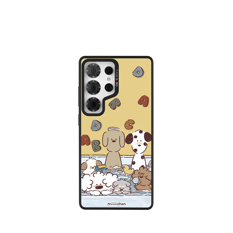 Bathing Dogs Imagisnap Wireless charging Protective Look