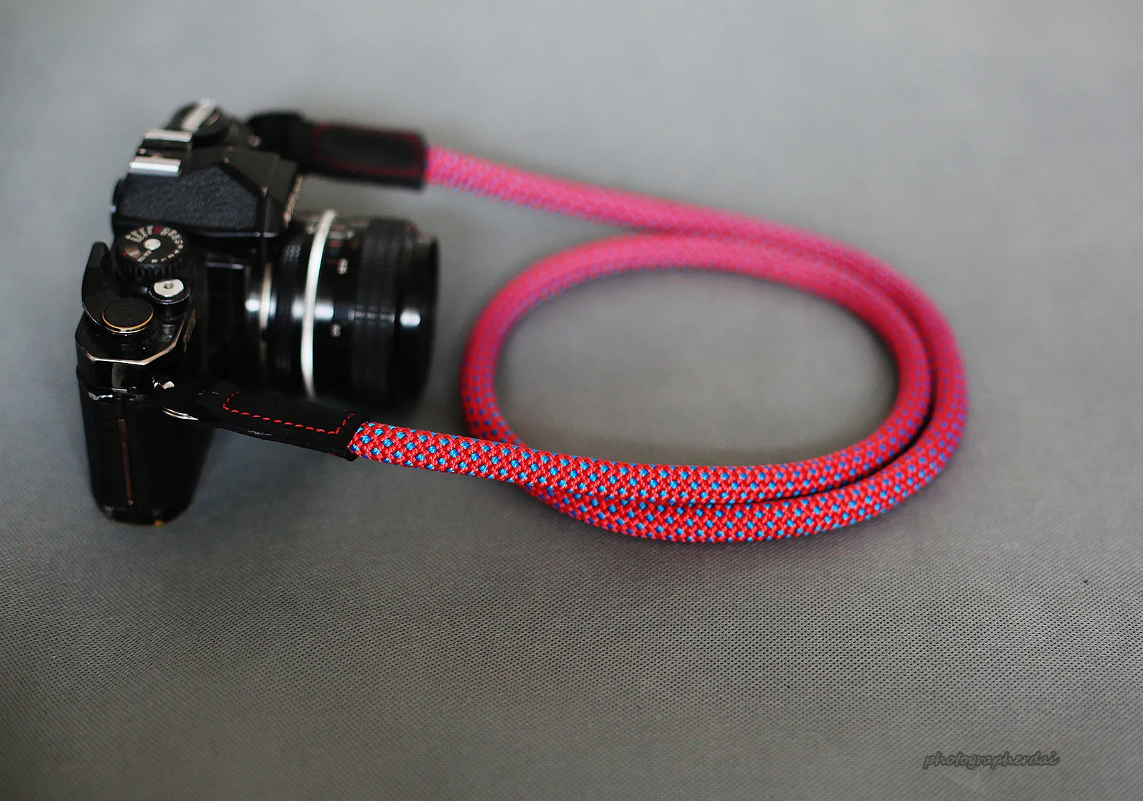 Comfortable Lanyard Best Camera Strap Handmade Red Climbing Rope A | Windmup.com