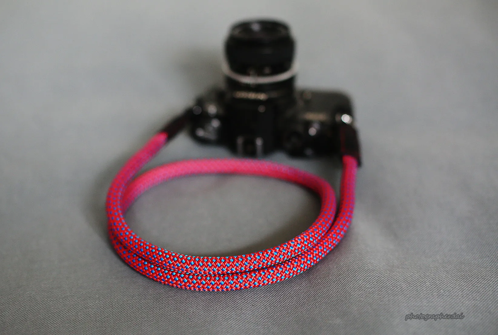 Minimalist Lovers Best Camera Strap Handmade Red Climbing Rope A | Windmup.com